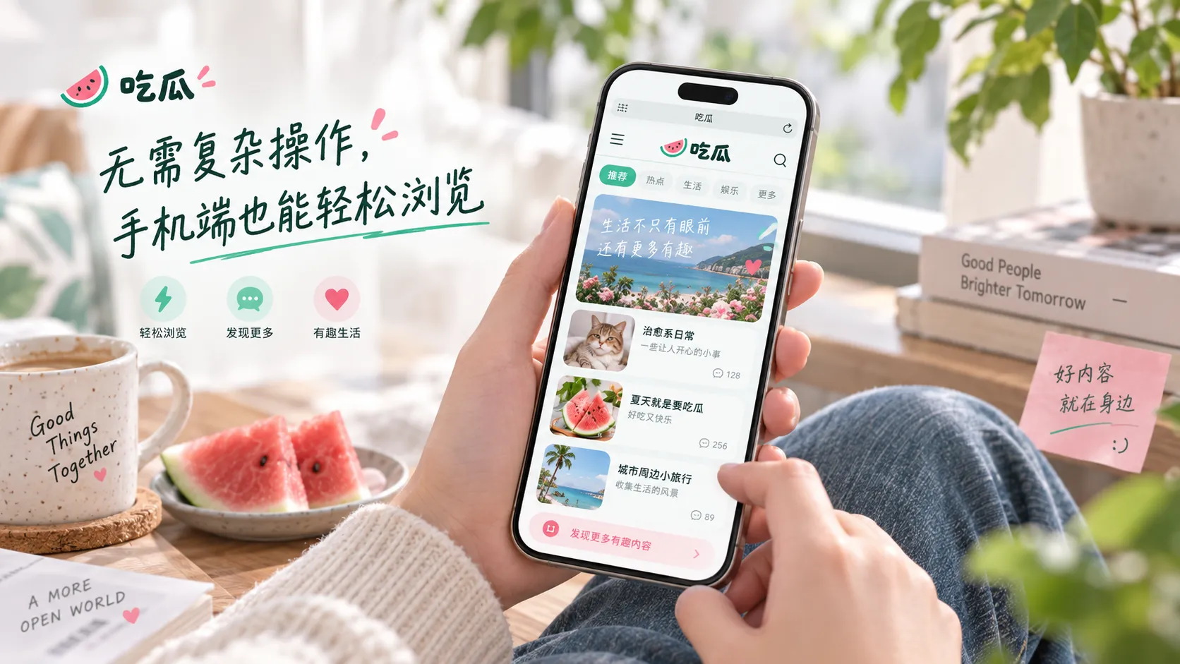 移动端浏览示意图